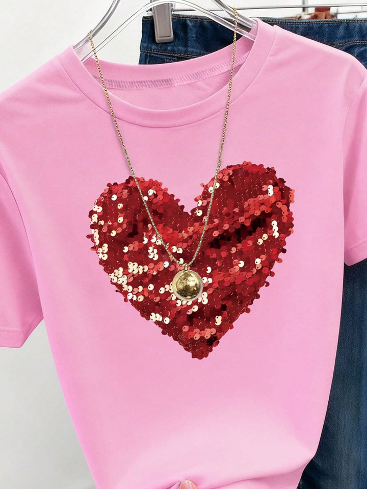 Tricou SHEIN, roz