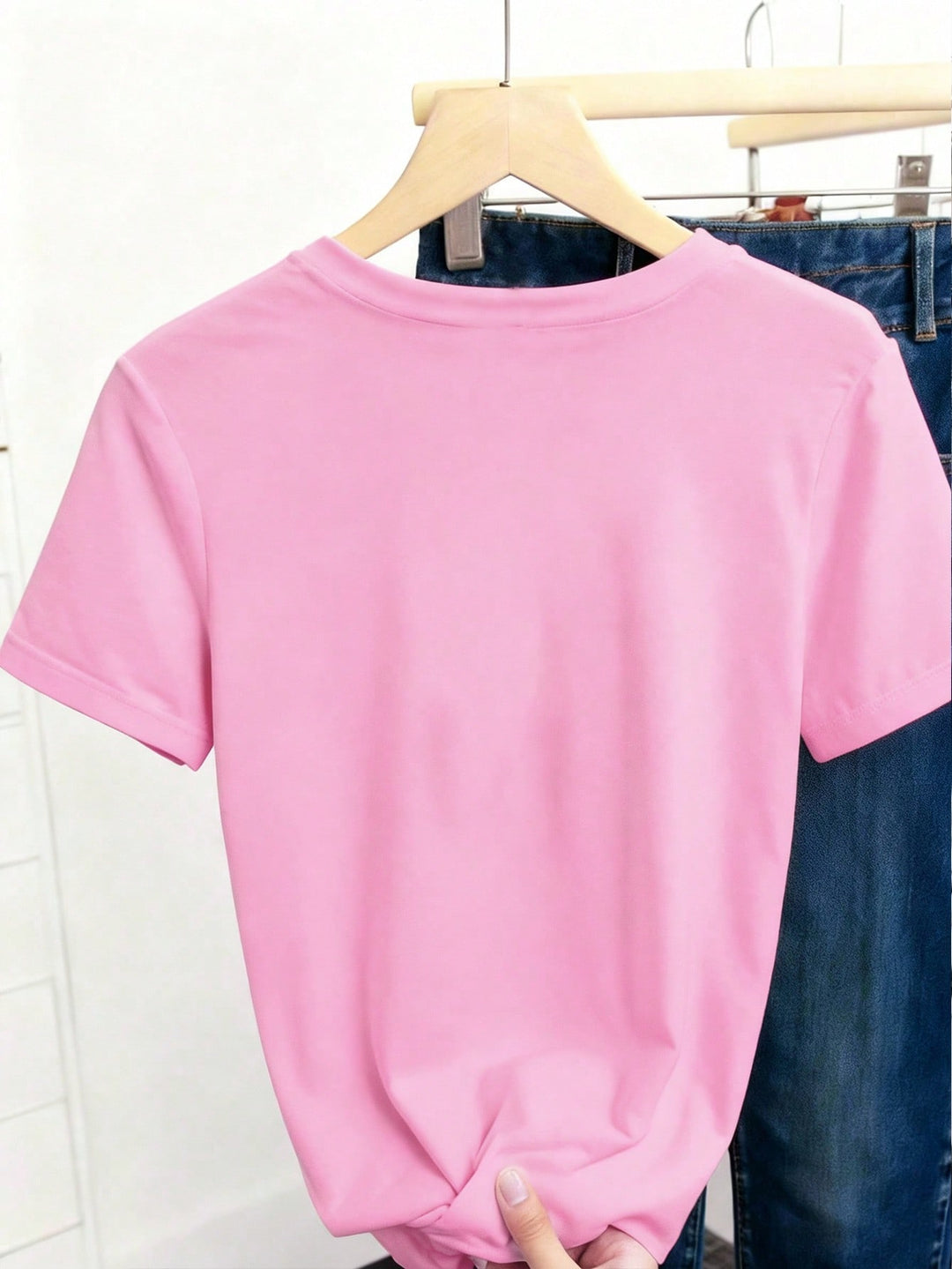 Tricou SHEIN, roz