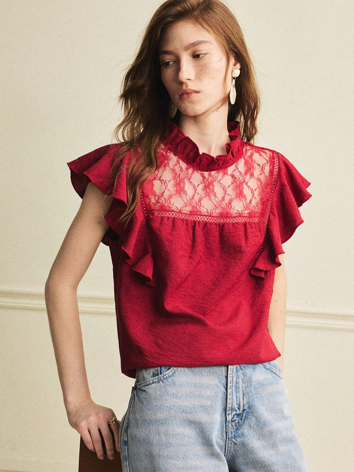 Tricou SHEIN, vișiniu