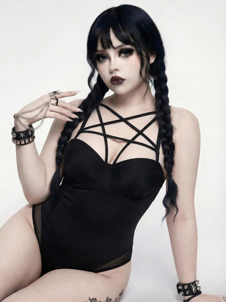 Costum de baie SHEIN, negru