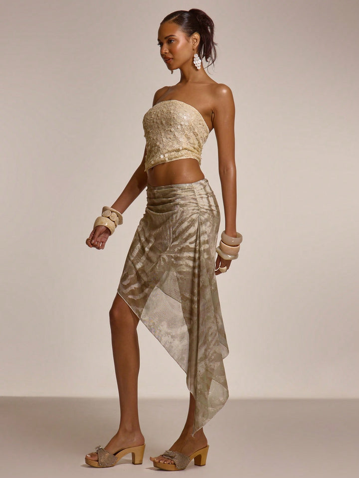 Rochie maxi SHEIN, roz