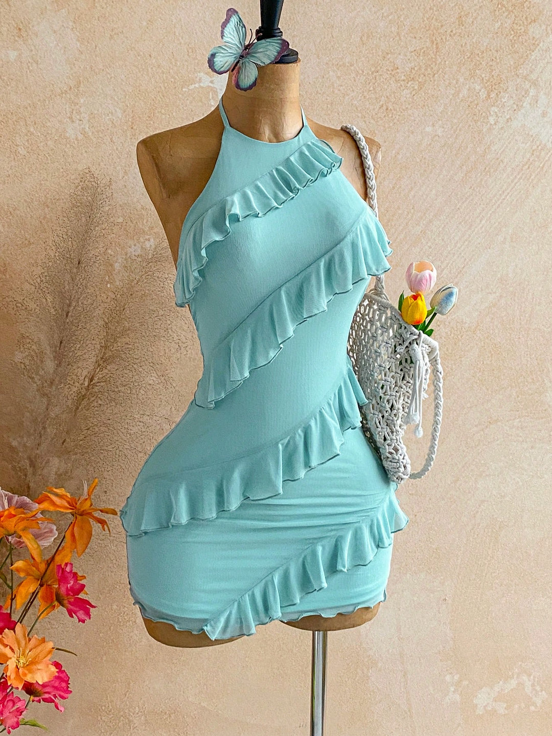 Rochie mini SHEIN, albastru
