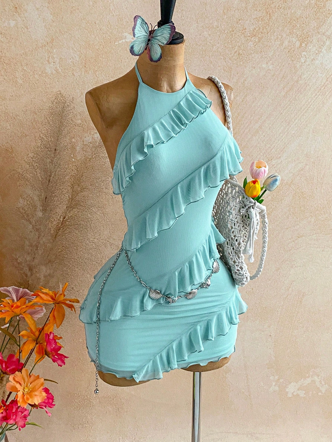 Rochie mini SHEIN, albastru