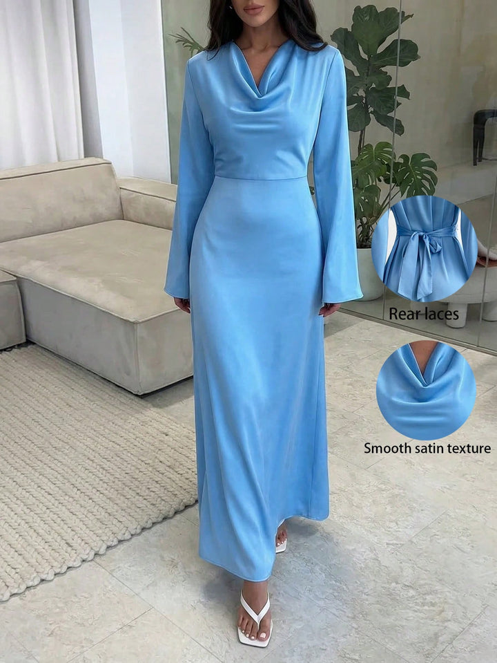 Rochie maxi SHEIN, albastru