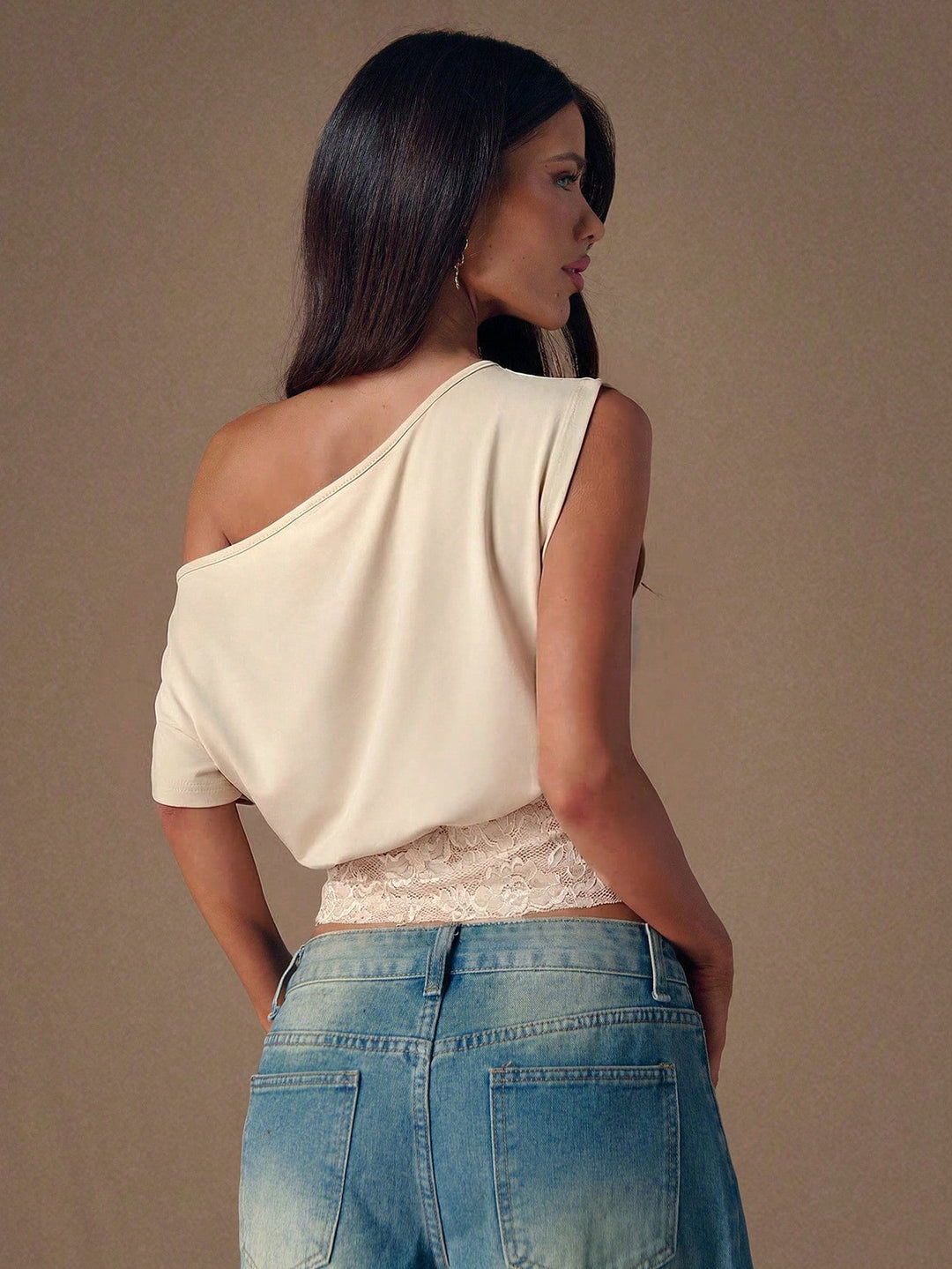 Top SHEIN, portocaliu