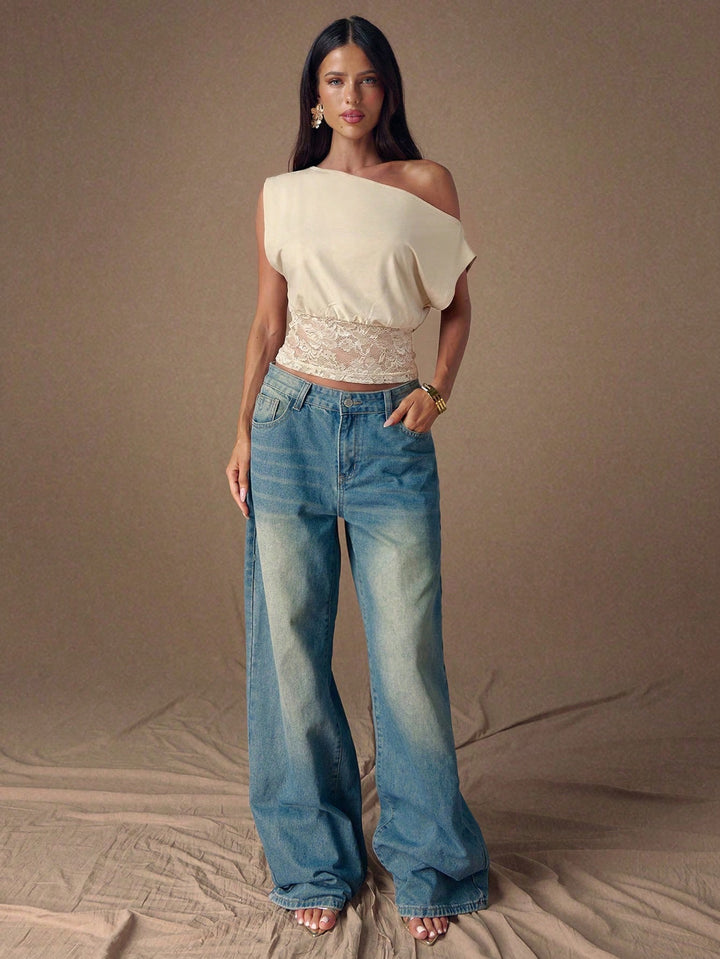 Top SHEIN, portocaliu