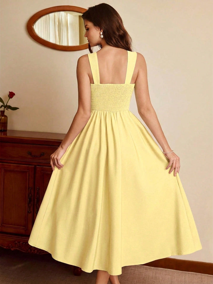 Rochie midi SHEIN, galben