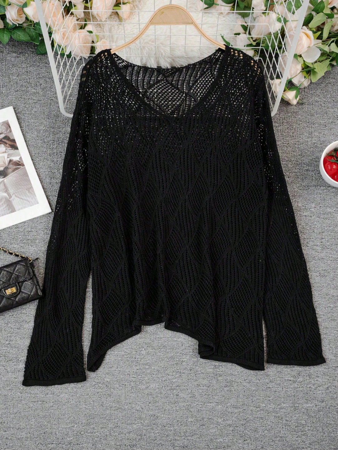 Pulover SHEIN, negru