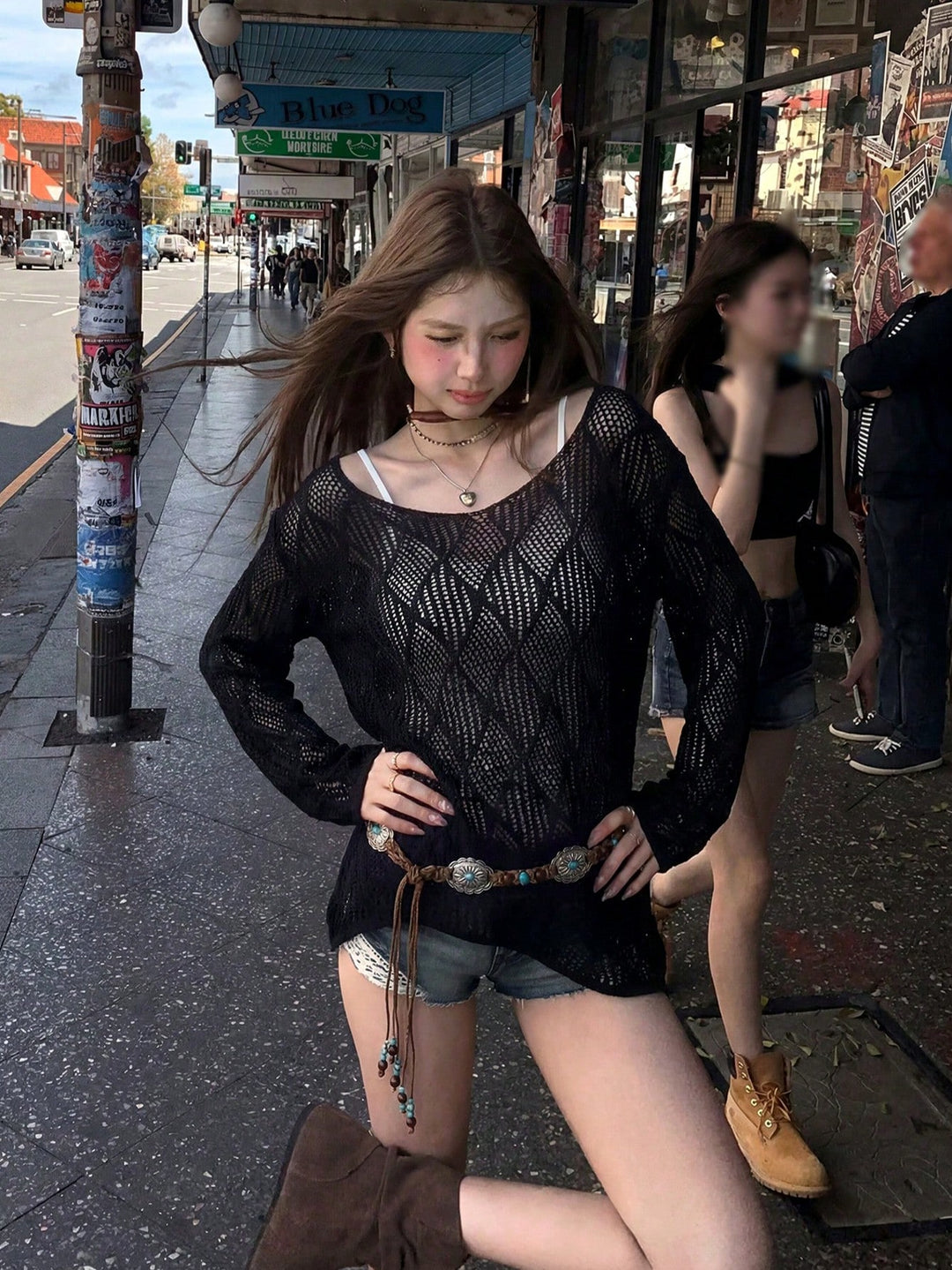 Pulover SHEIN, negru