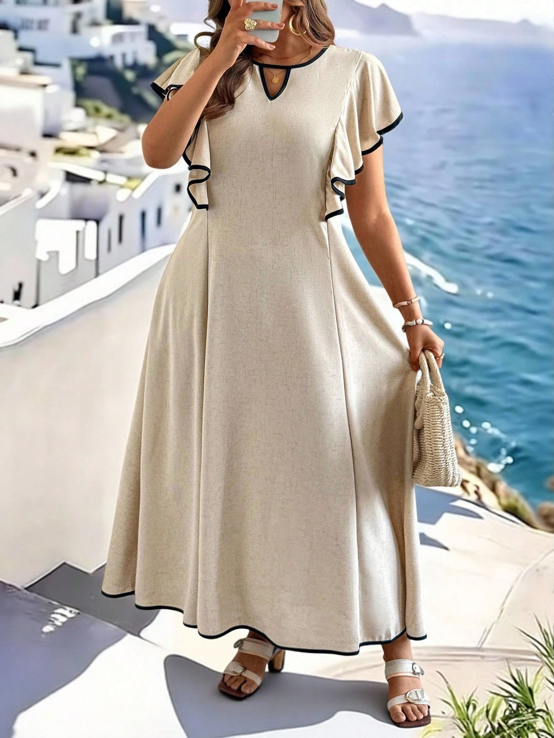 Rochie SHEIN, portocaliu