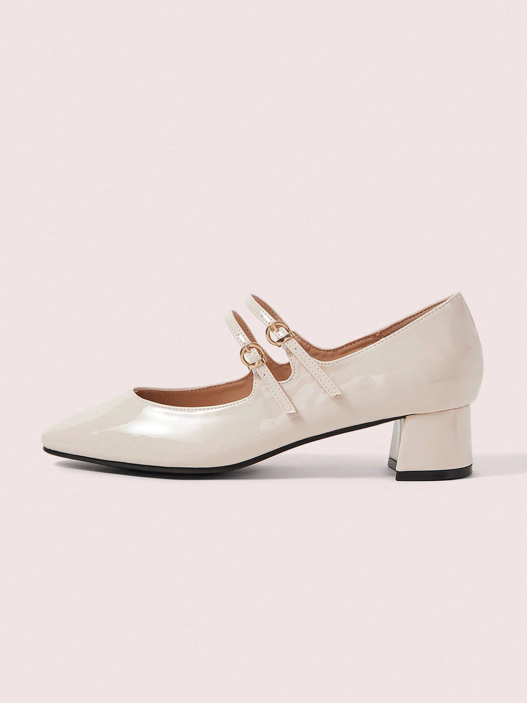 Pantofi cu toc SHEIN, bej