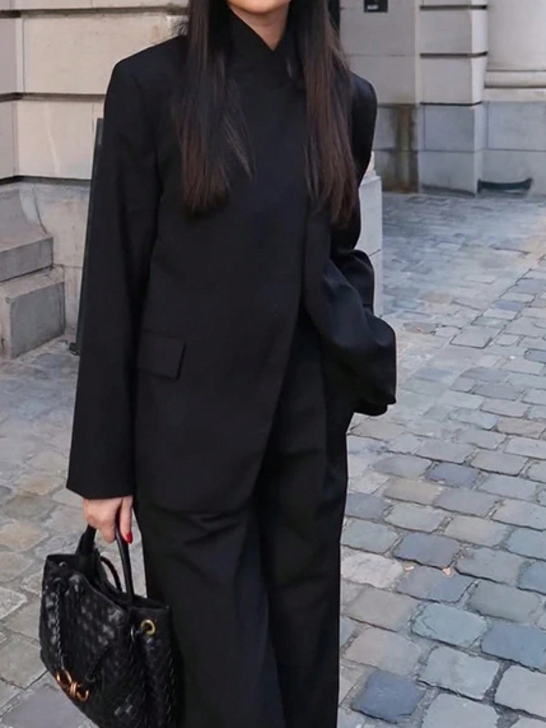Sacou SHEIN, negru