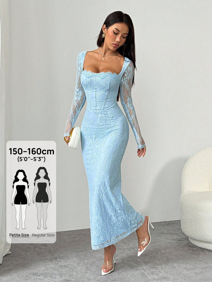 Rochie maxi SHEIN, albastru