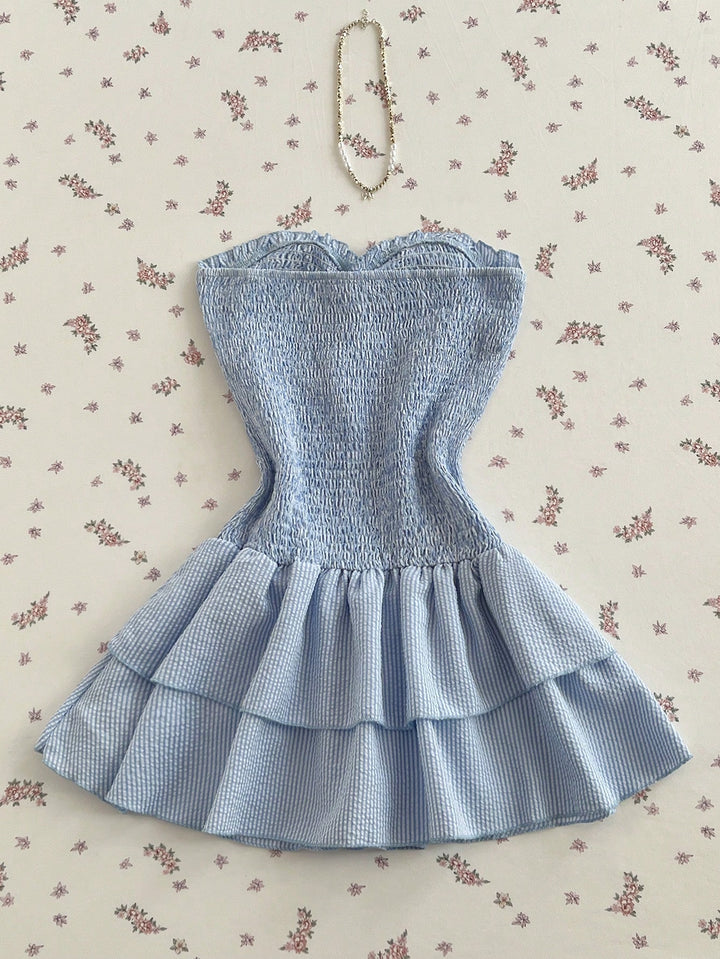 Rochie scurtă SHEIN, albastru
