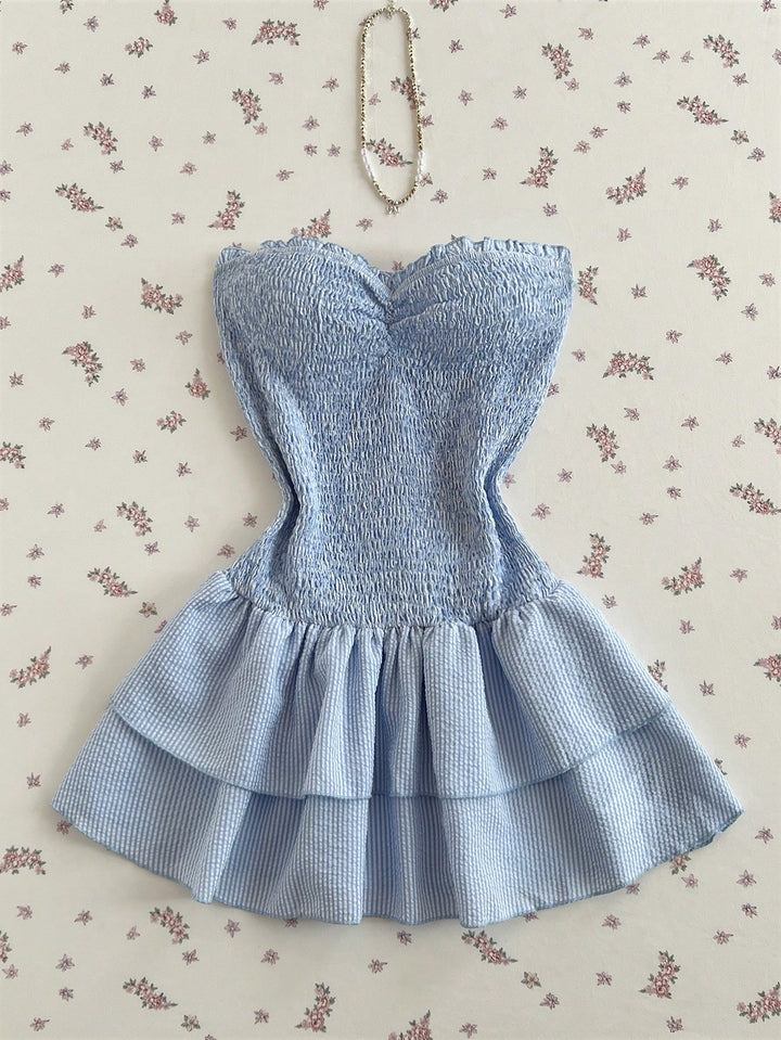 Rochie scurtă SHEIN, albastru