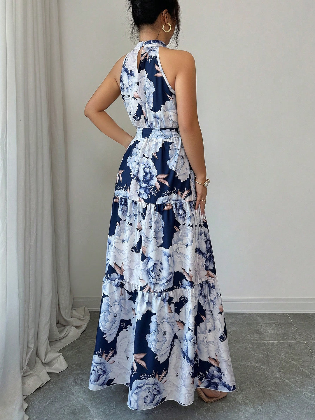 Rochie maxi SHEIN, mix culori