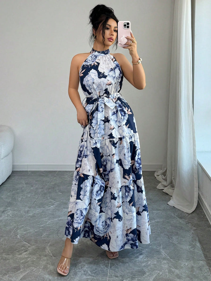Rochie maxi SHEIN, mix culori
