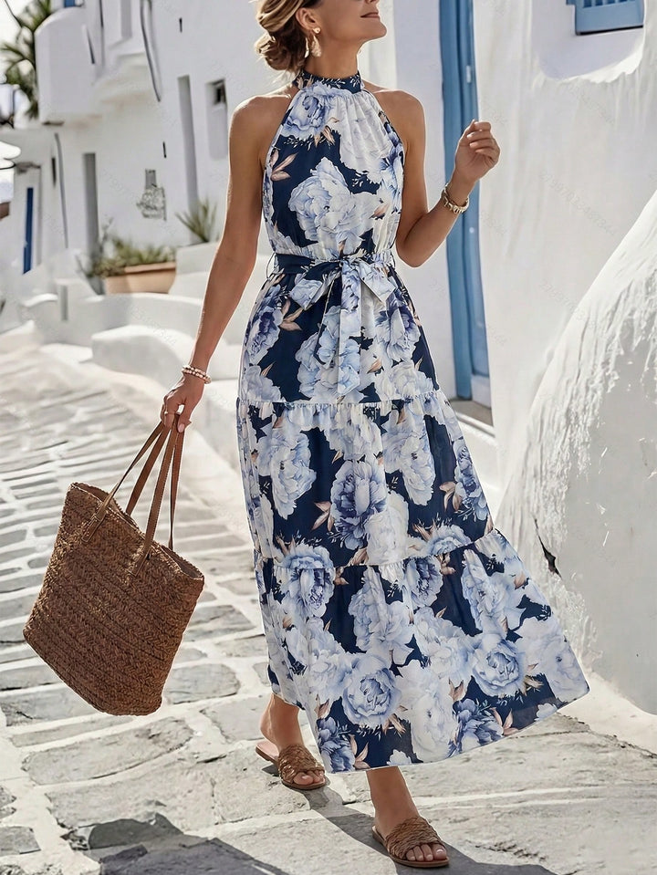 Rochie maxi SHEIN, mix culori