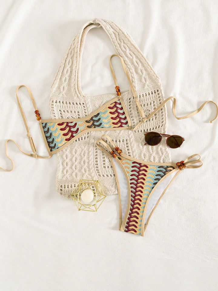 Set bikini SHEIN, mix culori