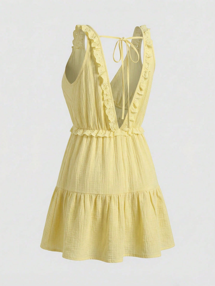 Rochie scurtă SHEIN, galben