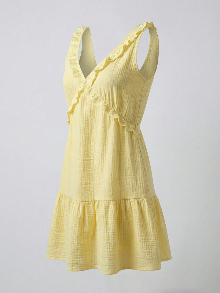 Rochie scurtă SHEIN, galben