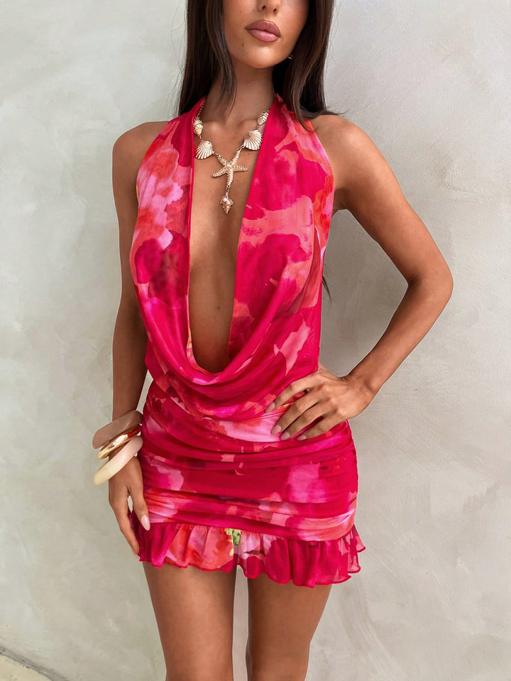 Rochie mini SHEIN, roz