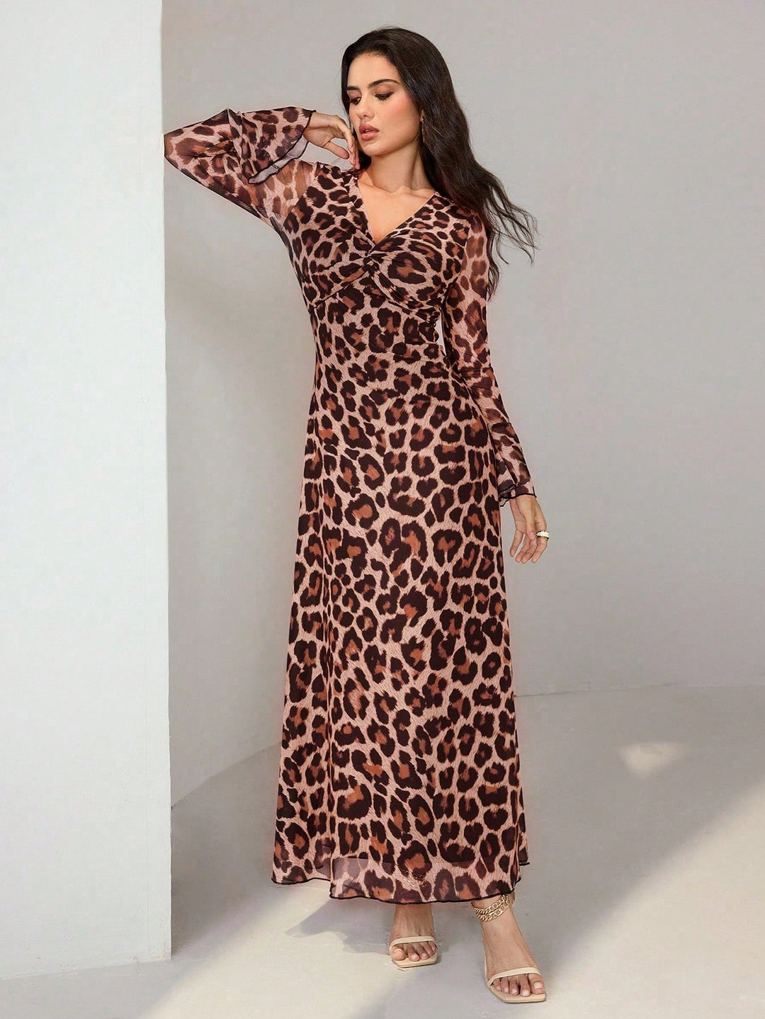 Rochie maxi SHEIN, mix culori