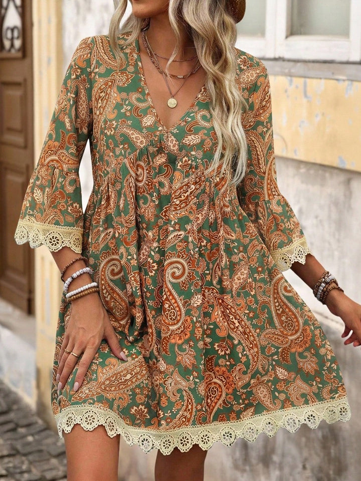 Rochie scurtă SHEIN, verde