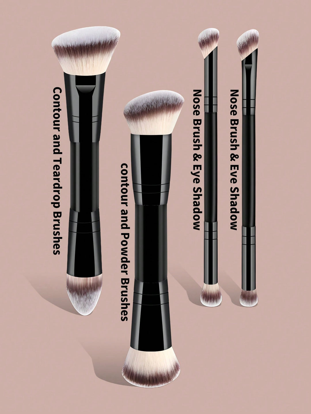 Set de perii SHEIN, negru