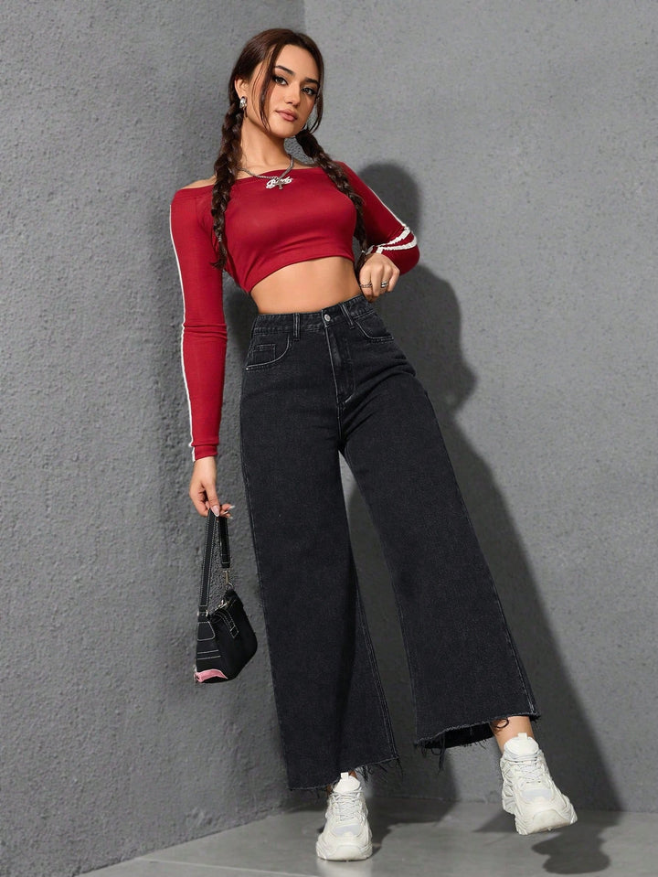 Jeans SHEIN, negru