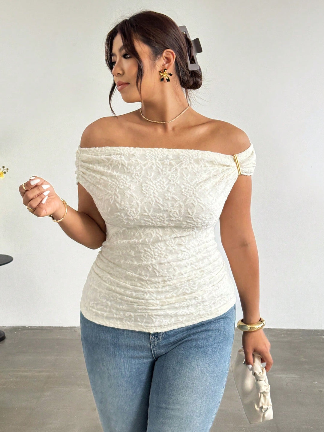 Tricou SHEIN, bej