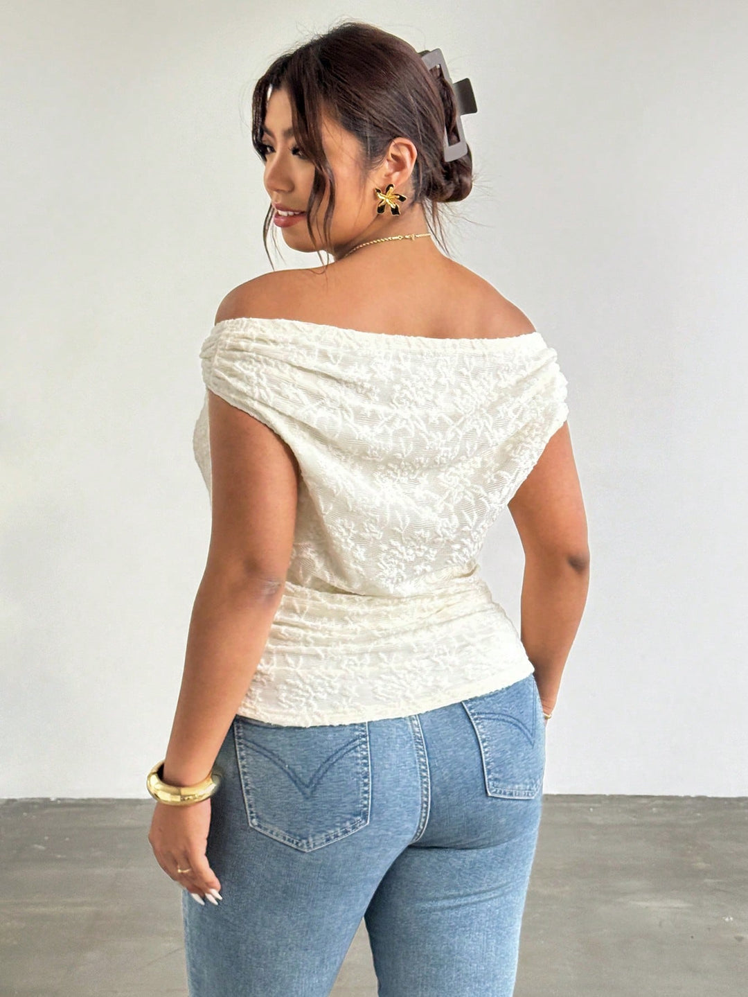 Tricou SHEIN, bej