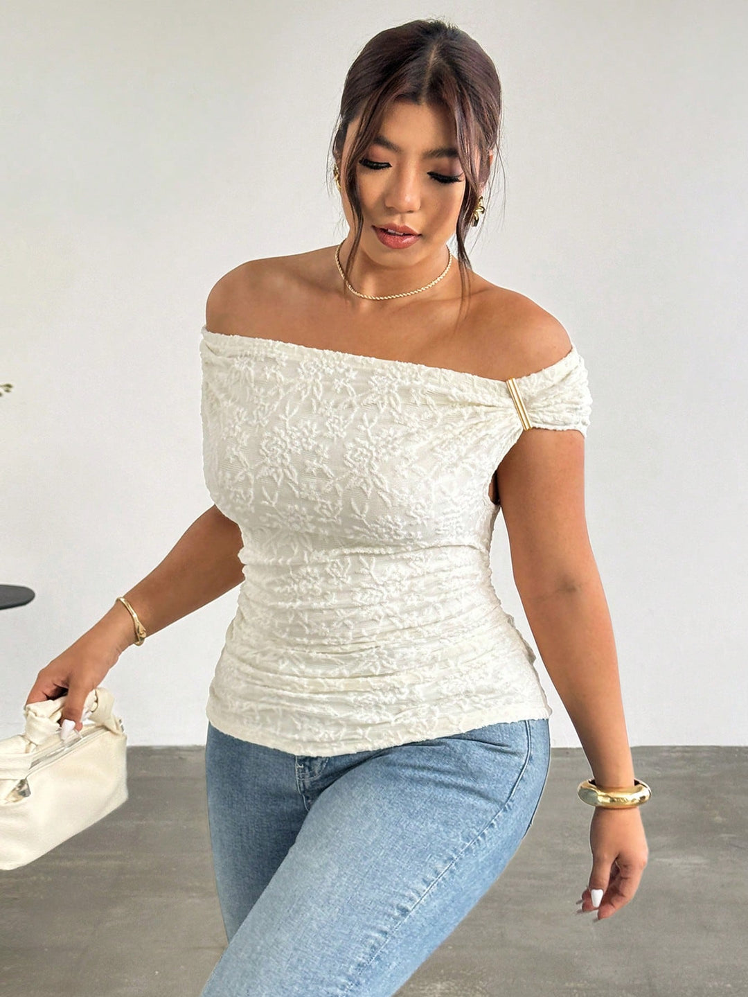 Tricou SHEIN, bej