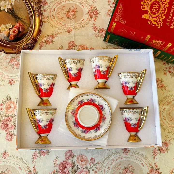 Set cești cafea SHEIN, mix culori