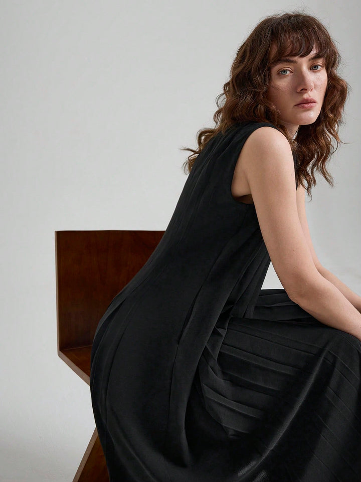 Rochie midi SHEIN, negru