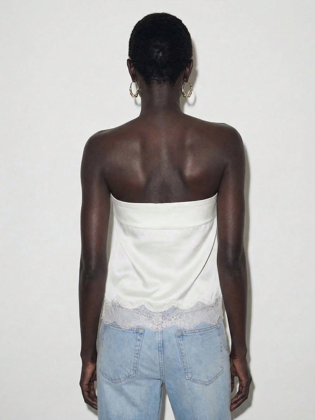 Top SHEIN, alb