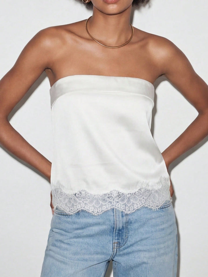 Top SHEIN, alb