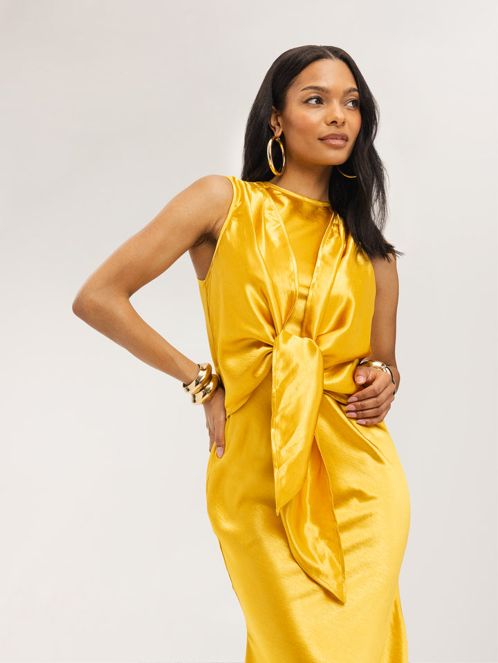 Rochie maxi SHEIN, galben