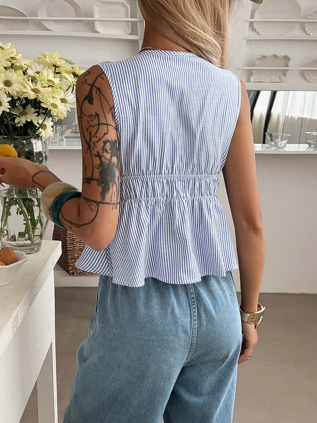 Tricou SHEIN, albastru