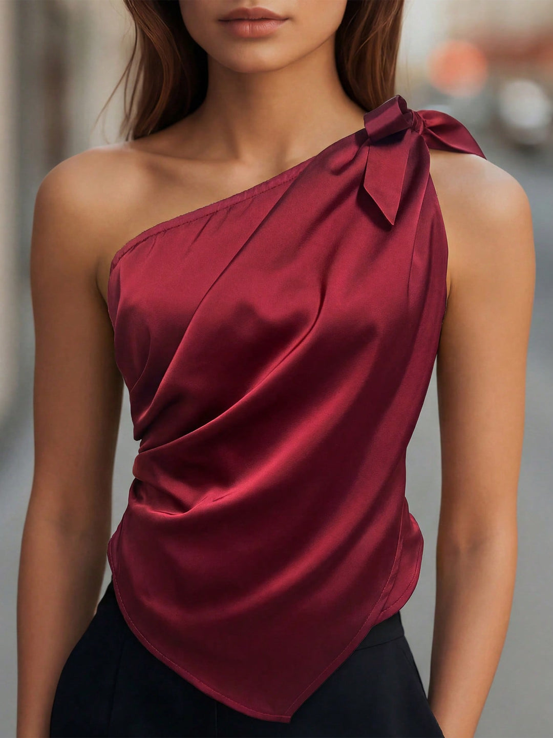 Top SHEIN, vișiniu
