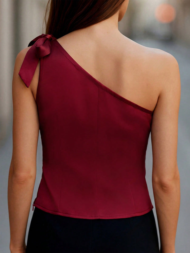 Top SHEIN, vișiniu