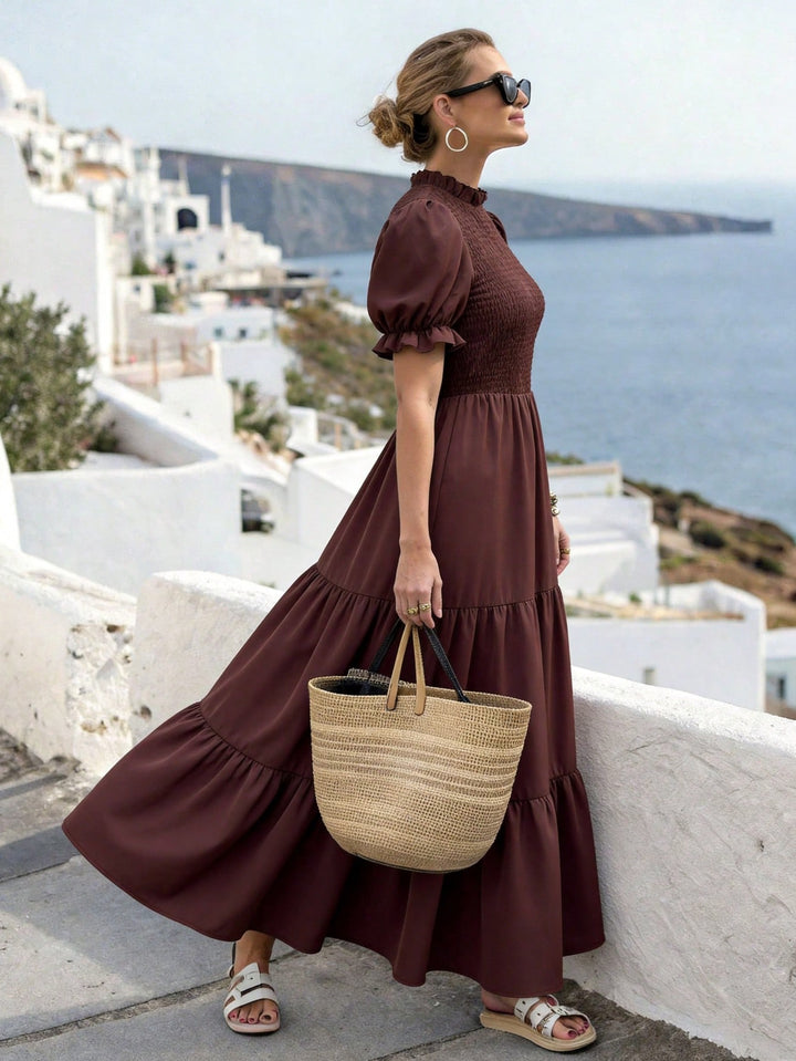Rochie maxi SHEIN, maro