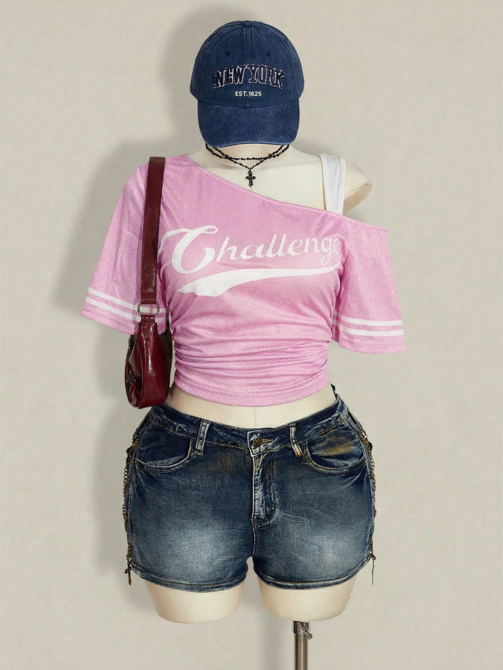 Tricou SHEIN, roz