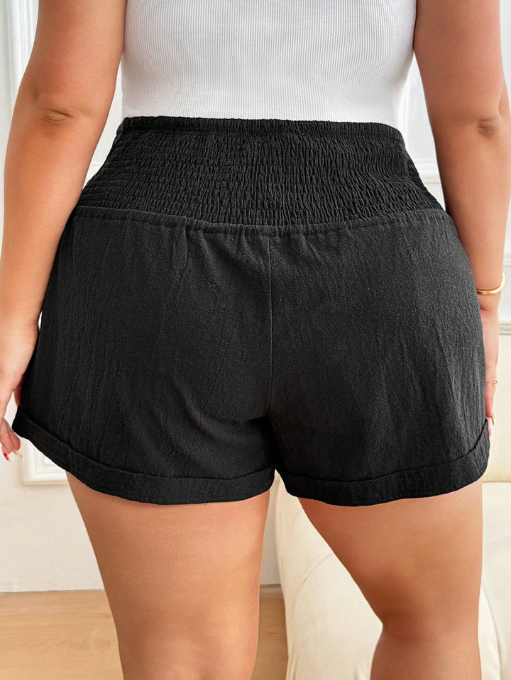 Pantaloni scurți SHEIN, negru