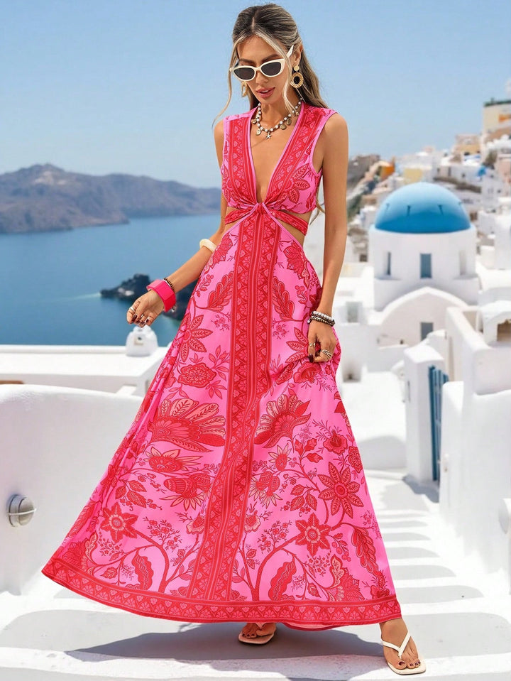 Rochie maxi SHEIN, roz