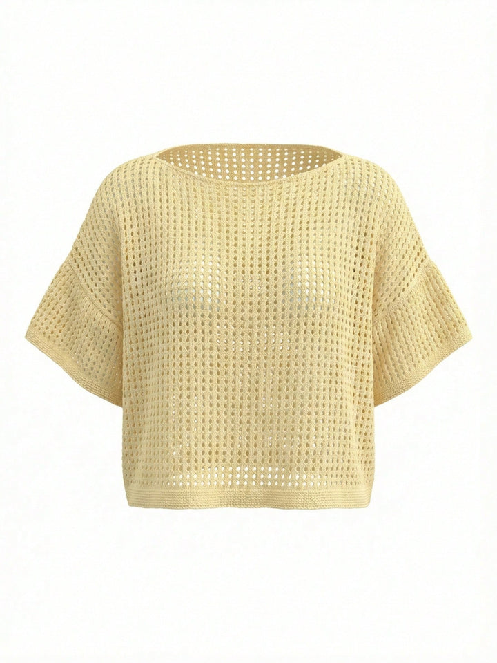 Top SHEIN, galben
