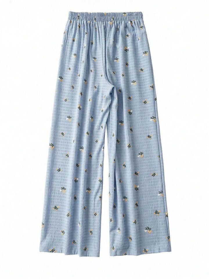 Pantaloni SHEIN, albastru