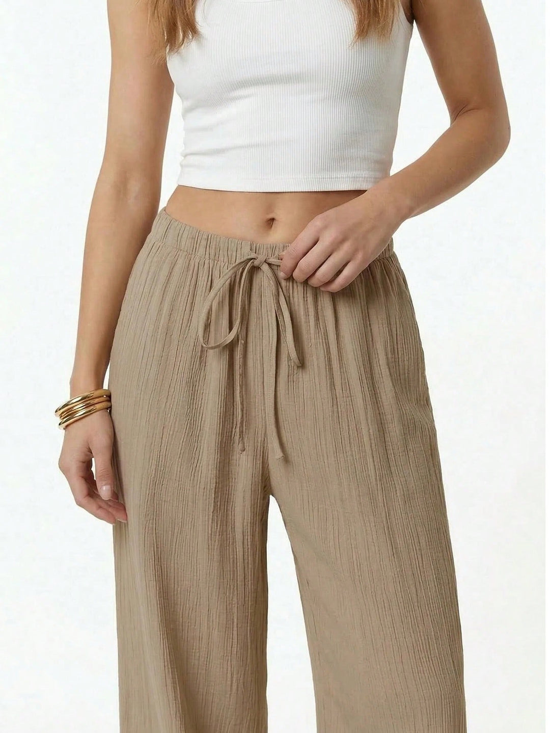 Pantaloni SHEIN, kaki
