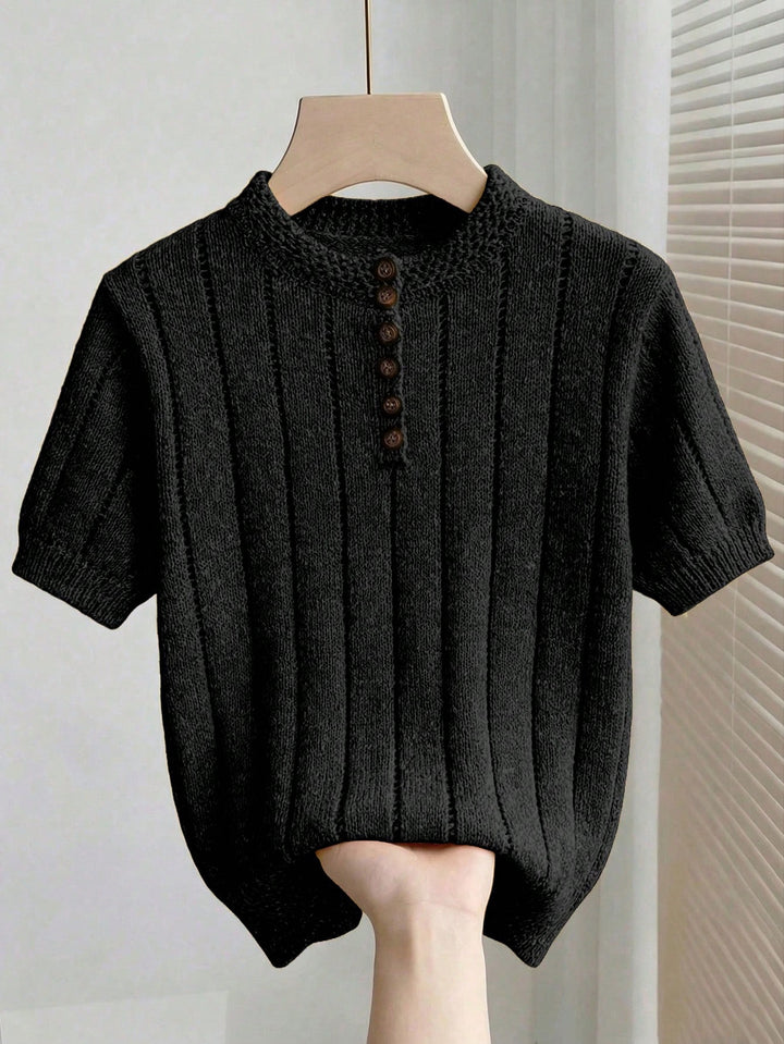 Tricou polo SHEIN, negru