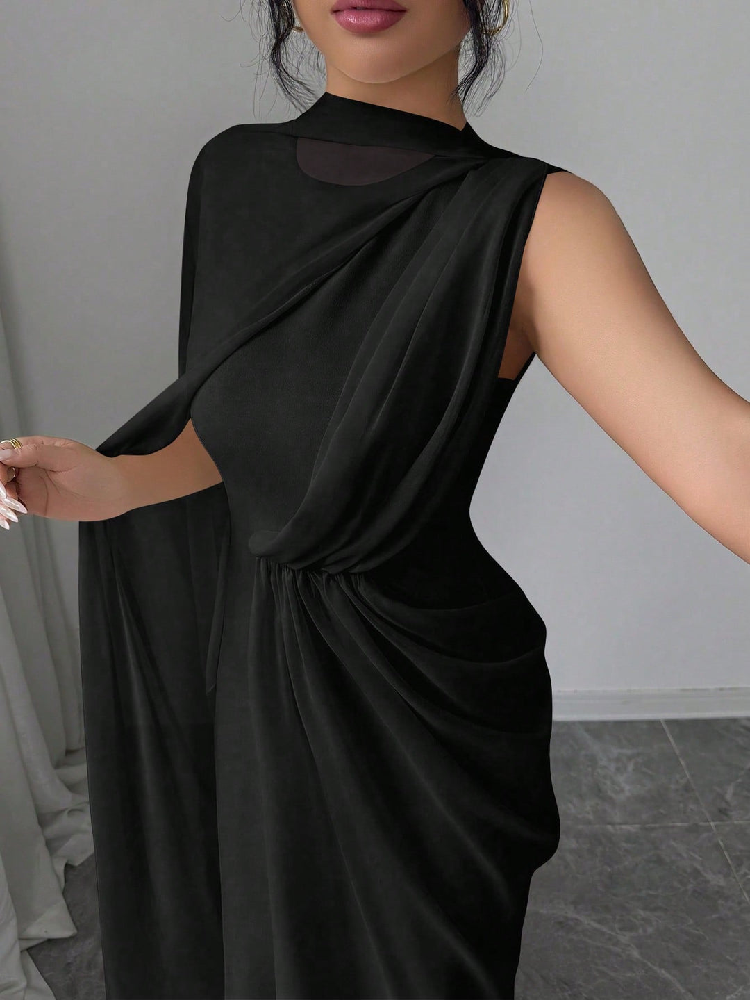 Rochie maxi SHEIN, negru